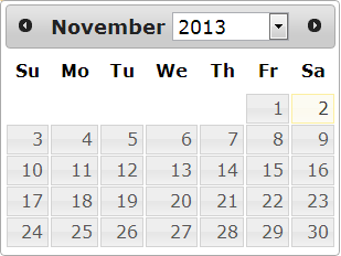 change year in struts 2 + jquery